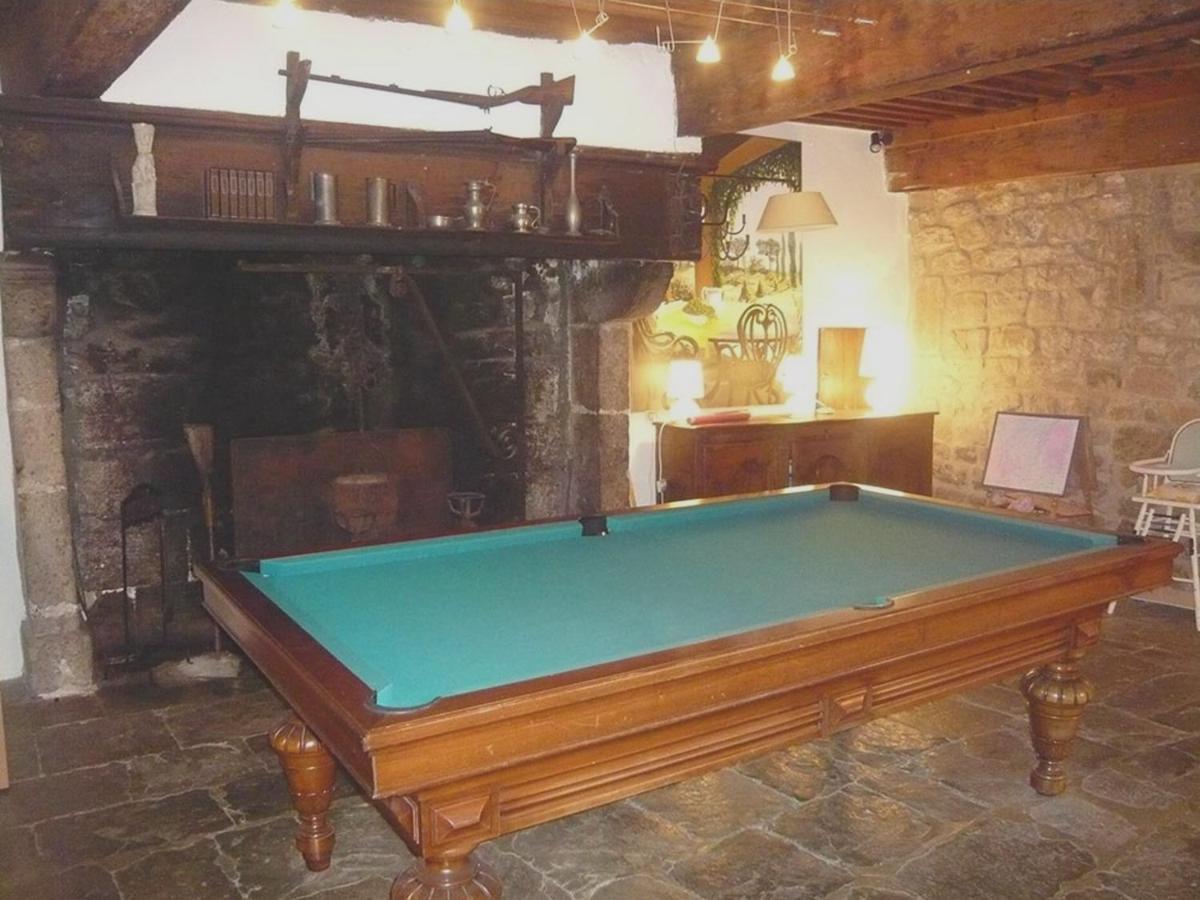 Manoir Majestueux A Satillieu Avec Piscine Privee Exterior foto